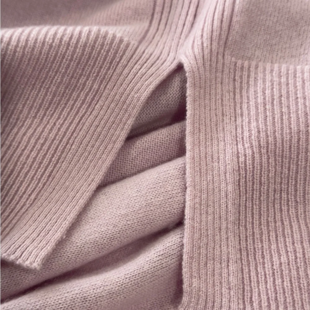 Pure Collection Soft Pink Open Cardigan - Picture 5 of 6